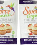 Swerve Organic Monk Fruit All-Purpose Granular Sugar Replacement Sweetener, 8 Ounce Bag (Pack of 2)