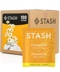 Stash Tea Peppermint Herbal Tea, Box of 100 Tea Bags | Cooling, brisk peppermint flavor with refreshing herbal notes, Non-GMO Project Verified and foil-sealed freshness