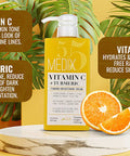 Medix 5.5 Vitamin C Skin Care Cream Face & Body Dry Skin Rescue Lotion Infused W/ Turmeric, Vitamin E, & Ginger. Firming & Brightening Moisturizer For Age Spots & Sun Damaged Skin, 15 Fl Oz (2-Pack)