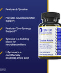 Premier Research Labs Tyrosine Matrix - Contains Aquamin, Rhodiola Rosea, Organic Turmeric & Chinese Salvia - Neurotransmitter
