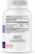 Vitamin C 1000mg (240 Vegetarian Capsules) (120 x 2) with Citrus Bioflavinoids - No Stearates - Vegan - Non GMO - Gluten Free