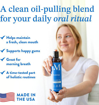 Mouthology Coconut Oil Pulling for Teeth and Gums 16oz