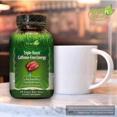 Irwin Naturals Triple Boost Caffeine Free Energy 75 Liquid Softgels
