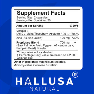 Hallusa Natural Prostate Supplements Hallprost. Prostate Infection. Saw Palmetto. The Most Recommended Prostate Supplement For Men 60 Capsules