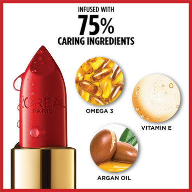 L'Oreal Paris L OrEal Colour Riche Original Creamy Hydrating Satin Lipstick With Argan Oil And Vitamin E Blushing Berry 1 Count