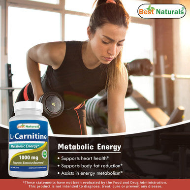 Best Naturals L-Carnitine 1000mg & L-Glutamine 1000mg