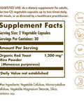 Solgar - Red Yeast Rice 60 Vegetable Capsules