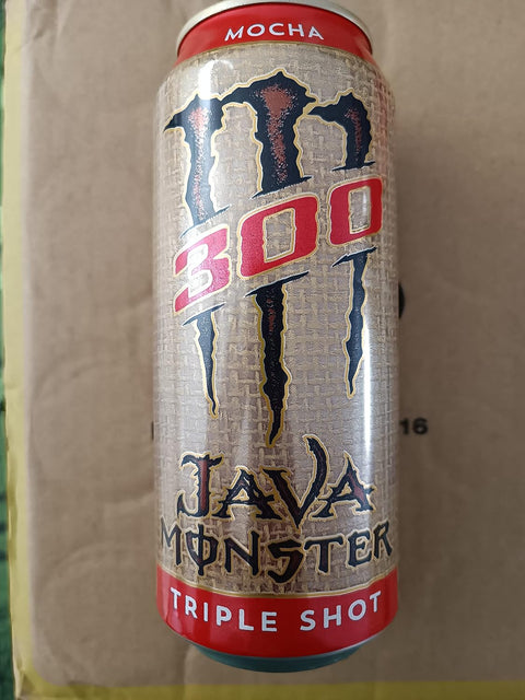 Monster Energy Java Monster Salted Caramel, Coffee + Energy Drink, 15 Fl Oz | Pack of 12