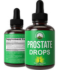 Prostate Support Supplement For Men S Health. Vegan Kosher Prostate Health Liquid Drops With Organic Saw Palmetto, Organic Nettle