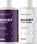 Boost Biotin Hair Oil Plus Advanced Biotin Shampoo And Conditioner Set - Hair Thickening Oil With Castor And Rosemary Plus Volumizing Biotin Shampoo For Men And Women Bundle