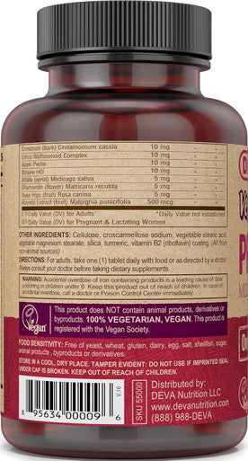 Deva Vegan Prenatal Multi vitamin and Mineral - 90 Tablets