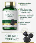 Carlyle Shilajit Capsules | 2000mg | 90 Count | Non-GMO and Gluten