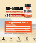 Nad+ Supplement With Nicotinamide Riboside 500Mg - Cellular Energy & Repair, Healthy Aging, Wellness - 90 Capsules - 3 Month Supply