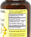 Barlowe's Herbal Elixirs Astragalus Extract 5% Astragalosides - 60 625mg VegiCaps - Stearate Free, Glass Bottle!