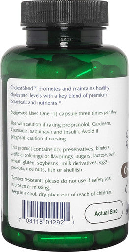 Vitanica Cholestblend Cholesterol Support Vegan 90 Capsules