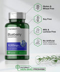 Horbaach Blueberry Extract Supplement 150 Capsules Blueberry Concentrate Non GMO Gluten Free