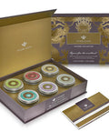 Teabloom Masters Collection - Six Rare Single-Origin Organic Loose Leaf Teas - Milky Oolong White Silver Needle Big Red Robe Golden Monkey Jade Oolong and White Tip Oolong
