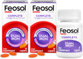 Feosol Complete Iron Supplement Caplets Bifera Iron for High Absorption Heme and NonHeme Dual Action Minimizes 1 Per Day for Energy and Immune System Support Made in USA 30 Count