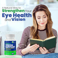 DR VITAMIN SOLUTIONS Vision Support Eye Vitamins For Macular Health Supplements With Lutein, Zinc, Vitamin A & Bilberry Areds 2 Formula (1 Bottle, 60 Capsules)