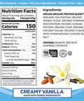 Orgain Simple Organic Vegan Protein Powder Vanilla 20g of Plant Based Protein Made with Fewer Ingredients and Without Dairy Gluten and Stevia Kosher NonGMO 1.25 Lb Packaging May Vary