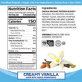 Orgain Simple Organic Vegan Protein Powder Vanilla 20g of Plant Based Protein Made with Fewer Ingredients and Without Dairy Gluten and Stevia Kosher NonGMO 1.25 Lb Packaging May Vary