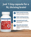 Dr. Stephen Sinatras Focal Point Plus Fastacting Cognitive Supplement For Better Focus Shortterm Memory And Attention Plus Heart Brain And Mood Health Support