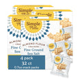 Simple Mills Almond Flour Crackers Snack Packs, Farmhouse Cheddar, Gluten Free, Flax Seed, Sunflower Seeds, Corn Free, Good for Snacks, 6.5 oz, Pack of 2 (8 Bags per Box)
