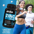 Zinc Supplements 50Mg Tablets Supplement - Natural Pure Zinc 50Mg Oxide Citrate Capsules Mineral Pills - Support Energy Hair Skin Acne Vegan Zinc Vitamins For Men & Women - 100 Zinc Tablets For Adults