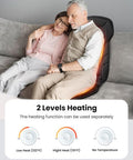 Comfier Massage Seat Cushion, Back Massager With 8 Massage Nodes & 5 Modes, Adjustable Chair Massage Pad With Heat For Home Office, Heated Chair Pad Gifts For Mom,Dad
