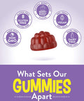 Kids Black Elderberry Gummies | 50 Count | with Zinc and Vitamin C | Vegan, Non-GMO & Gluten Supplement | by Nature's Truth