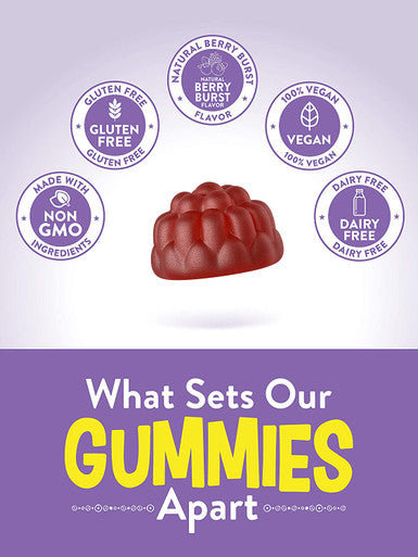 Kids Black Elderberry Gummies | 50 Count | with Zinc and Vitamin C | Vegan, Non-GMO & Gluten Supplement | by Nature's Truth