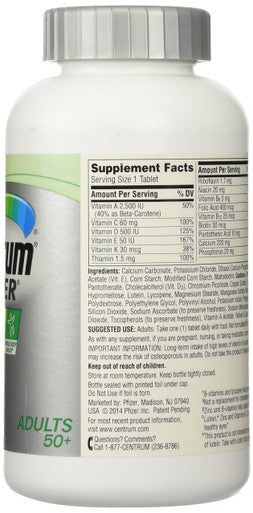 Centrum Silver Multivitamin & Multimineral - 285 Tablets