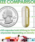 Xprs Nutra Size 00 Separated Capsules - 500 Count Gelatin Empty Capsules Separated in Bags - Clear Empty Capsules - Separated Empty 00 Capsules - Pill Capsules Empty for DIY Supplement Filling