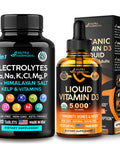 NUTRAHARMONY Organic Vitamin D3 Drops & Electrolyte Tablets