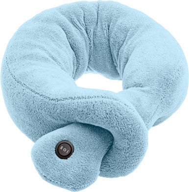 Ideas In Life Vibrating Massaging Neck Pillow - Colors Vary - Wrap Around Feature For Massage Therapy Electric Bo Cushion Relax Muscles Relieve Stress For Office Home Travel - Random Colors Vary