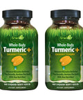 Irwin Naturals Whole Body Turmeric + Curcumin C3 Complex - 60 Liquid Soft-Gels, Pack Of 2 - Supports Whole-Body Wellness - 60 Total Servings