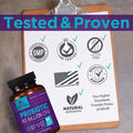 Probiotics 60 Billion CFU - Digestive & Immune Support for Women & Men - 5 Proven Strains Including L-Acidophilus, Plantarum, Paracasei & Prebiotics - Shelf Stable & Non-GMO Supplements - 60 Capsules