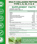 Nature Target Multi-Collagen-Peptides-Powder - Hydrolyzed Collagen With Energy Blend + Multivitamin & Minerals, Supports Energy Skin Hair Nail & Joint, Non-Gmo, 35 Servings