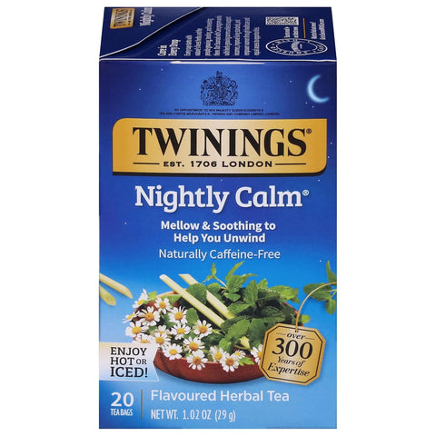 Twinings Lemon & Ginger, Caffeine-Free Herbal Tea Bags, 100 CT Box (1 Pack) | Spicy & Tangy, Ginger, Lemon Peel, Lemongrass, Blackberry Leaves, Soothe Digestion, 100 Foil Lined Individually Wrapped Bags