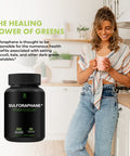 HUMANX Sulforaphane+ 602mg- Sulforaphane with Broccoli Seed Extract & Moringa - Supports Antioxidant Production, Detoxification, & Cellular Health - Broccoli Supplement