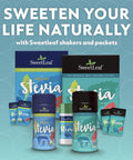 Sweetleaf Organic Stevia Powder Packets - Zero Calorie Sweetener With Stevia Leaf Extract No Artificial Sweetener Additive Sugar Free Keto Friendly Non Gmo Gluten Free - 70 Packets (Pack Of 1)