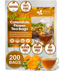 FreshDrinkUS, Premium 75 Mulberry Leaf Tea Bags, 100% Natural & Pure from Mulberry Leaves. Loose Leaf Herbal Tea. Made with Natural Material Tea Bags. No Sugar, No Caffeine, No Gluten, Vegan.