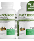 Bronson Maca Root (From 500Mg 4:1 Extract Equivalent To 2000Mg Per Serving), Lepidium Meyenii - Non-Gmo, 250 Vegetarian Capsules