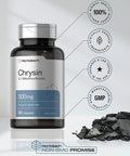 Chrysin 500mg | 60 Capsules | Passion Flower Extract | Non-GMO, Gluten Free Supplement | by Horbaach
