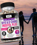 Kaya Naturals Myo and DChiro Inositol Plus Support for Women Vitamin B860 Capsules