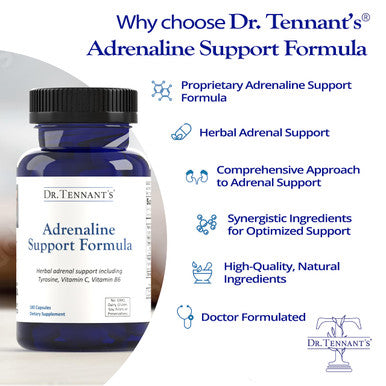 Dr. Tennant'S Adrenaline Support Formula, Designed To Support The Lack Of Adrenaline, Supports Immune System Function And Adrenal