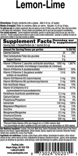 Ener-C 1,000 mg Vitamin C Effervescent Drink Mix (Lemon Lime)