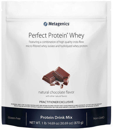Metagenics Perfect Protein Whey Cross-Flow Micro-Filtered Whey Isolate & Hydrolyzed Whey Protein | 30 Servings (Chocolate 30 Servings)
