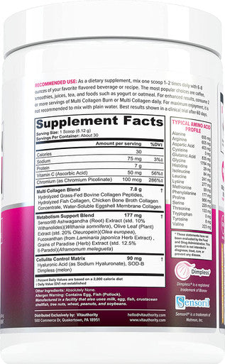 Multi Collagen Burn Unflavored and Vitamin D3 Gummies