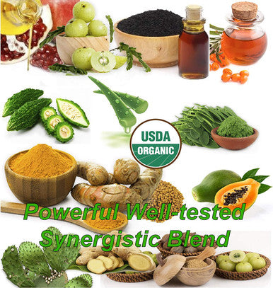 Healthy HeartSupportS Supplement Extracts of Bitter Melon Moringa Leaf Aloe Vera and Papaya Leaf Fenugreek More with Essential Oils AllNatural Organic Synergistic Blend 60Day Supply